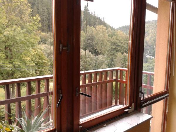 Penzion Havaj : photo 3 de la chambre chambre lits jumeaux avec lit d'appoint et balcon