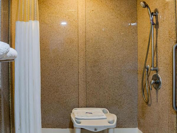 Motel 6-New Orleans, LA - Near Downtown : photo 9 de la chambre chambre lit king-size avec douche à l'italienne - accessible aux personnes à mobilité réduite - non-fumeurs