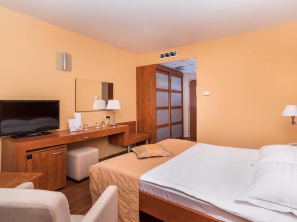 Hotel Umag Plava Laguna : photo 4 de la chambre chambre Économique avec petit lit double - côté parc