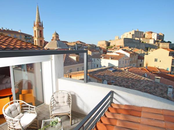 Hotel Balanea : photo 4 de la chambre chambre panoramique - 5ème etage avec terrasse - vue mer
