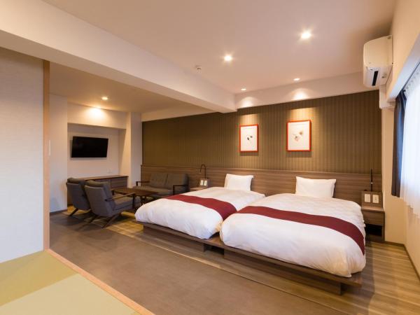 SARASA HOTEL Namba : photo 4 de la chambre chambre lits jumeaux de luxe avec tatami