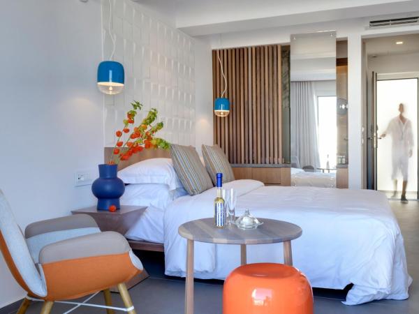 Myconian Korali Relais & Chateaux : photo 6 de la chambre chambre double de luxe - inopos - vue sur terres