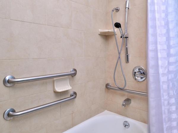 Hyatt Place Garden City : photo 2 de la chambre chambre lit king-size avec canapé-lit et douche - accessible aux personnes à mobilité réduite