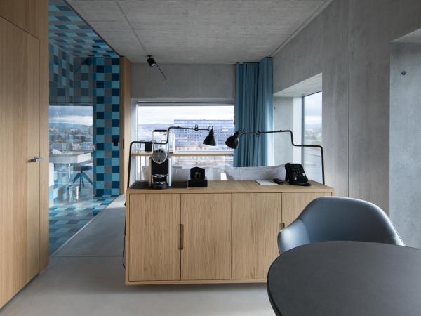 Placid Hotel Design & Lifestyle Zurich : photo 2 de la chambre chambre double d'angle panoramique