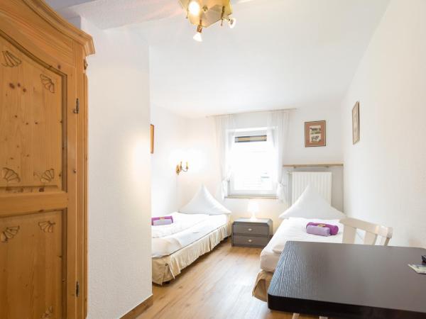Hotel Moosbichl : photo 2 de la chambre chambre lits jumeaux avec salle de bains commune