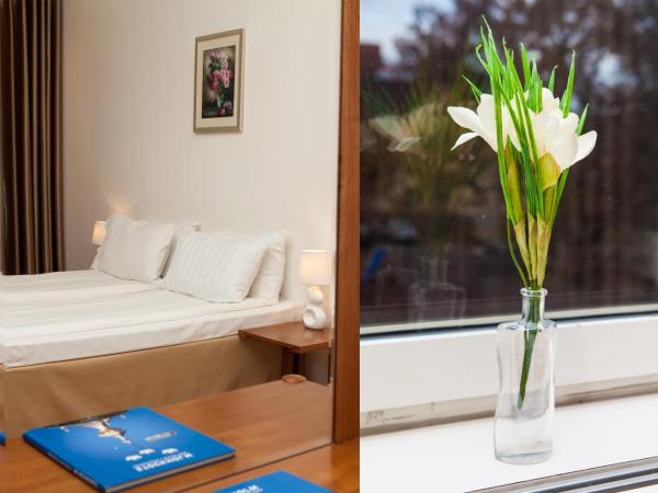 Hotel Expo Stockholm : photo 5 de la chambre chambre lits jumeaux avec salle de bains commune - annexe