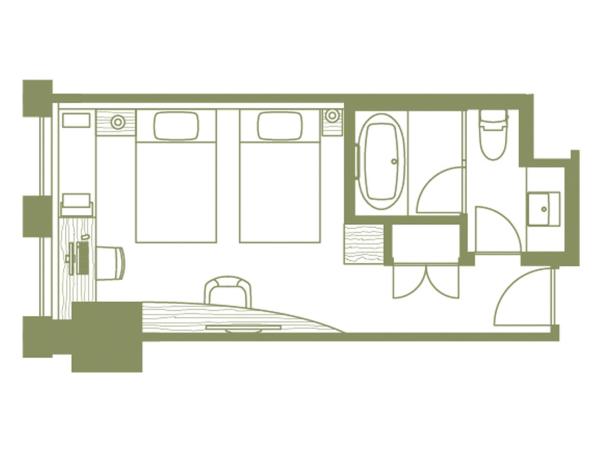 Nagoya JR Gate Tower Hotel : photo 9 de la chambre chambre lits jumeaux supérieure - non-fumeurs