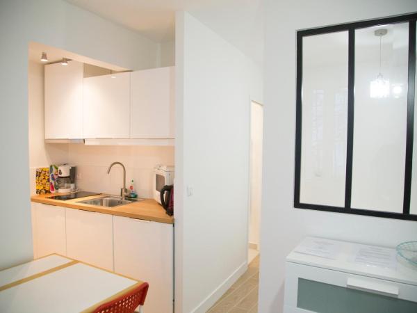 Résidence AURMAT - Appart - Hôtel - Boulogne - Paris : photo 4 de la chambre studio (2 adultes) parchamp - 14 rue du parchamp, 92100 boulogne-billancourt