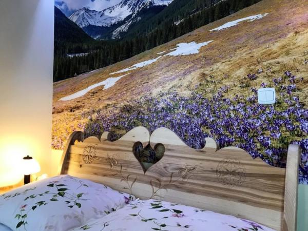 Chatka U Hazy - Regionalne Pokoje Zakopane : photo 2 de la chambre chambre double avec balcon