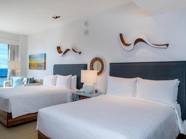 Hyatt Centric Waikiki Beach : photo 2 de la chambre chambre avec 2 lits queen-size - vue sur océan