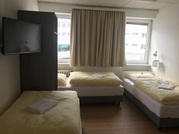 Montagehotel Bed & Steel : photo 2 de la chambre chambre triple avec salle de bains privative