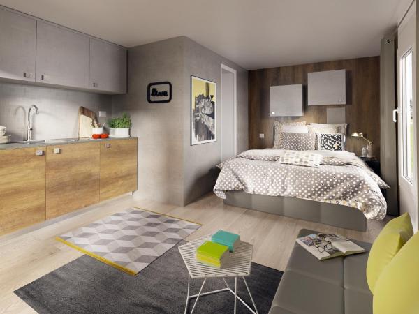 Mobile Homes - FKK Nudist Camping Solaris : photo 6 de la chambre mobile home 1 chambre avec terrasse