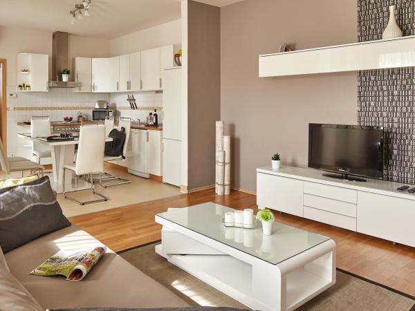 7Seasons Apartments Budapest : photo 2 de la chambre hébergement 2 chambres avec 2 salles de bains