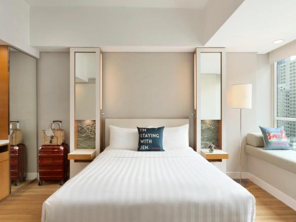 Jen Hong Kong by Shangri-La : photo 1 de la chambre chambre lit queen-size deluxe - vue sur ville