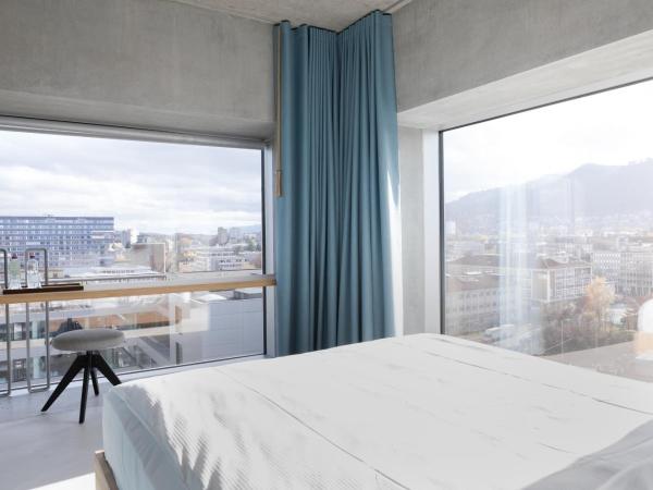 Placid Hotel Design & Lifestyle Zurich : photo 4 de la chambre chambre double d'angle panoramique
