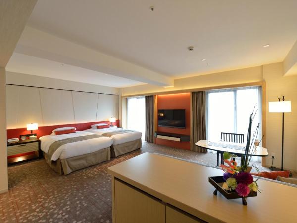 Kyoto Tokyu Hotel : photo 1 de la chambre chambre lits jumeaux de luxe hollywood avec accès salle de sport - non-fumeurs (49,5 ㎡)