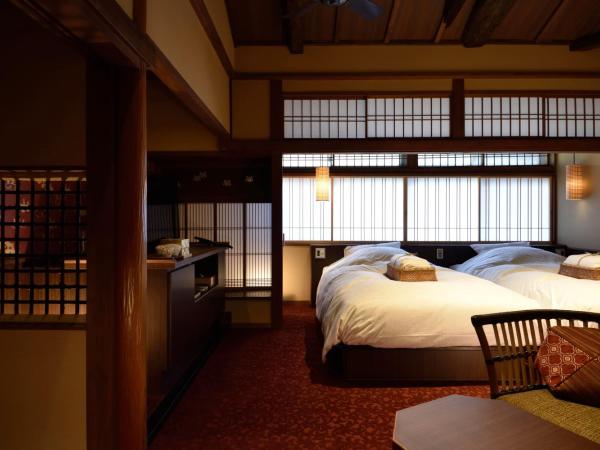 Muromachi Yutone Kyokoyado : photo 2 de la chambre chambre lits jumeaux avec salle de bains privative - ginsyu