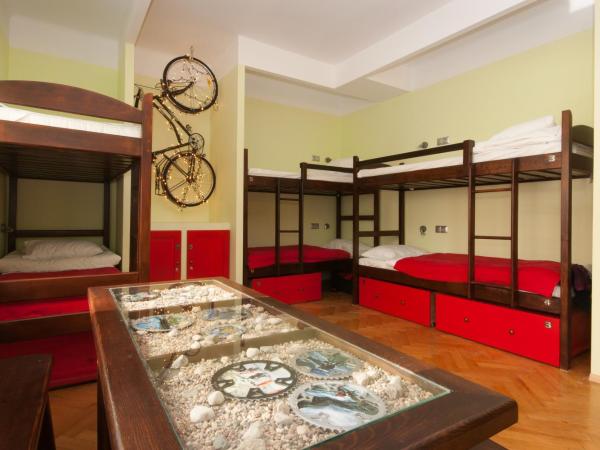 Hostel Helvetia - PRIVATE ROOMS in CITY CENTER and OLD TOWN : photo 1 de la chambre lit dans dortoir pour 8 personnes