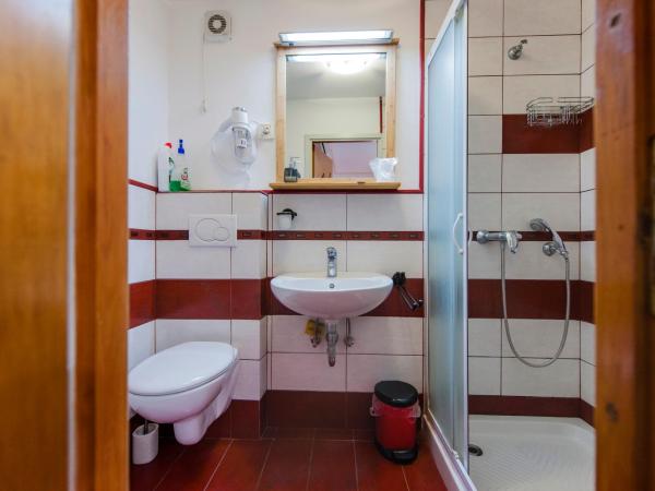 Rooms Barbieri Rovinj : photo 6 de la chambre chambre lit king-size avec terrasse - vue sur jardin