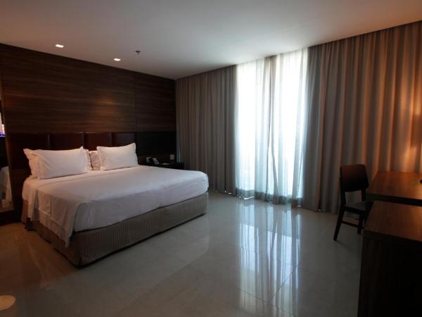 Américas Barra Hotel : photo 1 de la chambre chambre lit king-size avec balcon