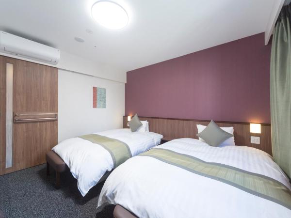 Myoujin-no-Yu Dormy Inn Premium Kanda : photo 1 de la chambre chambre lits jumeaux - non-fumeurs