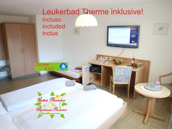 Hotel Paradis-Leukerbad-Therme : photo 3 de la chambre chambre triple