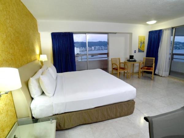 HS HOTSSON Hotel Acapulco : photo 7 de la chambre chambre lit king-size - vue sur mer