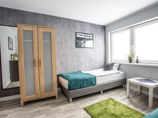 Tetris Sopot : photo 2 de la chambre chambre lits jumeaux avec salle de bains privative