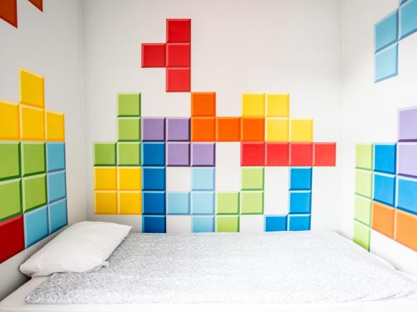 Tetris Sopot : photo 1 de la chambre chambre simple avec salle de bains commune