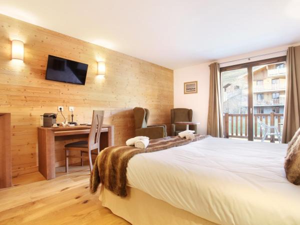 Hôtel Prestige Odalys Le Chamois : photo 6 de la chambre chambre double avec 1 accès au spa