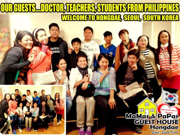 Mamas and Papas Guesthouse and Apartments in Seoul : photo 5 de la chambre chambre triple avec salle de bains commune