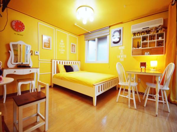 Han River Residence & Guesthouse : photo 1 de la chambre studio lit queen-size de luxe 