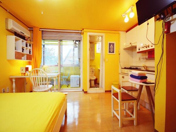 Han River Residence & Guesthouse : photo 6 de la chambre studio lit queen-size de luxe 
