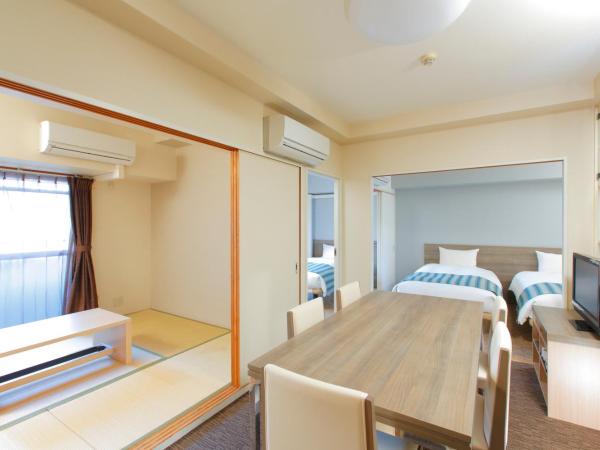 HOTEL MYSTAYS Otemae : photo 1 de la chambre family room with tatami area (6 adults) - non-smoking - house keeping is optional with additional cost