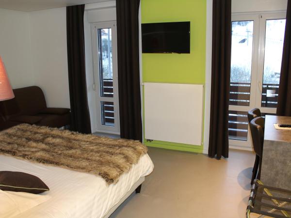 Hôtel du Puy Ferrand , Restaurant La Table de l'Ours : photo 7 de la chambre chambre triple - vue sur sancy