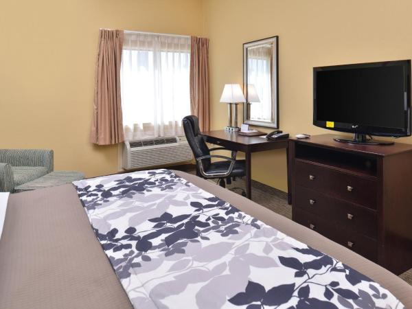 Sleep Inn and Suites Downtown Houston : photo 5 de la chambre chambre lit king-size