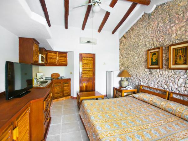 Casa del Mar Cozumel Hotel & Dive Resort : photo 3 de la chambre cabine de luxe avec terrasse - vue sur jardin