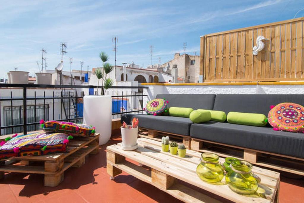 Unique studio Apartment with amazing terrace Sitges centre beach 5