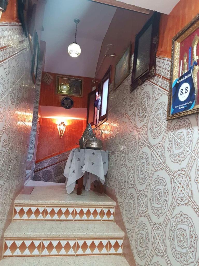 Cette chambre comprend : dans l'établissement Kasabah Senhaji, à Moulay Idriss Zerhoun
