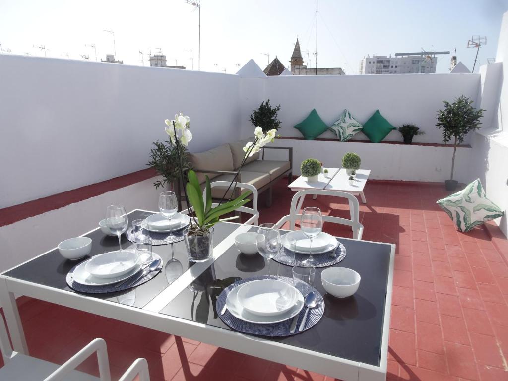 Atico Terraza Cadiz Centro Ascensor Playa de la Caleta 4