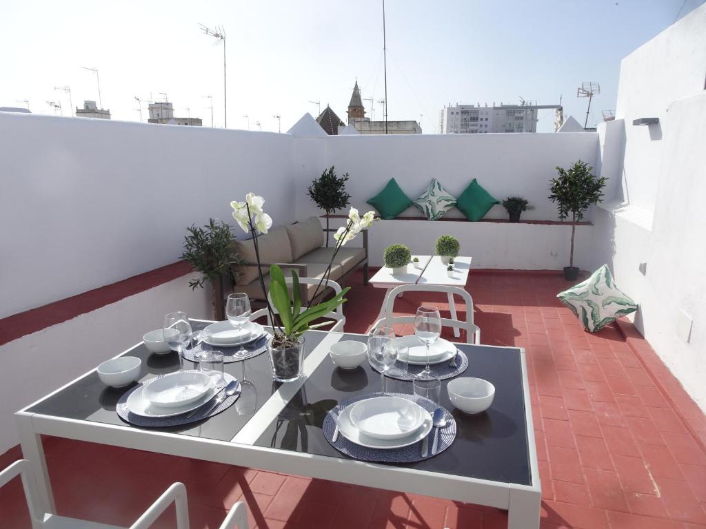 Atico Terraza Cadiz Centro Ascensor Playa de la Caleta 6