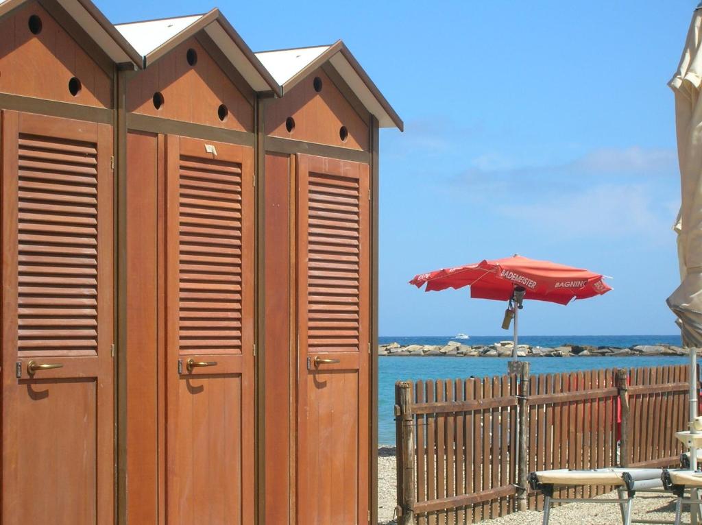 Vue générale sur la mer ou vue sur la mer prise depuis l'hôtel