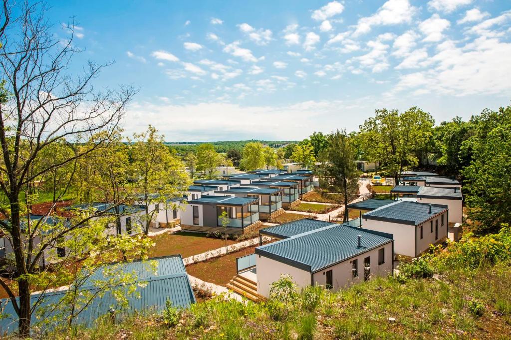 Eurocamp Mobile Homes at FKK Nudist Campsite Solaris