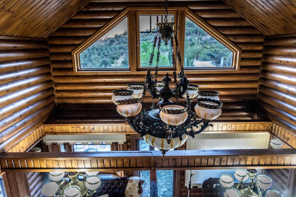 *2 bdr log house /mountains/Queen bed/fireplace 4