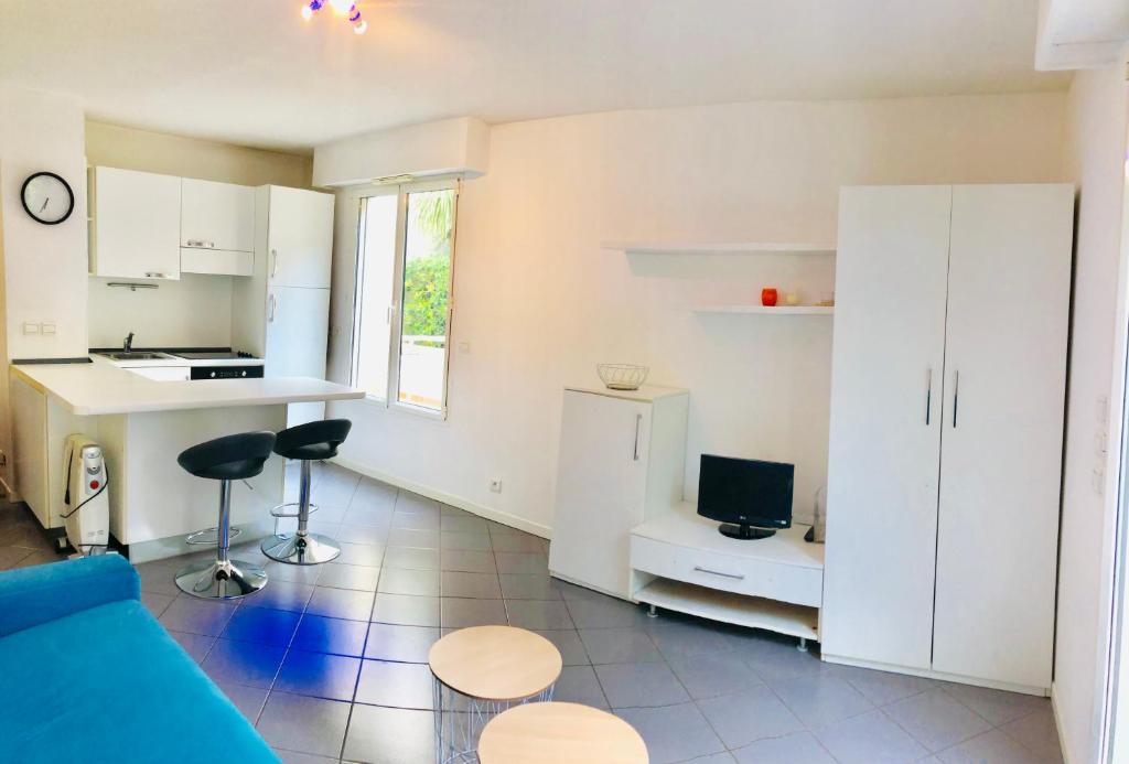 Studio plage parking et proche vieil antibes 3