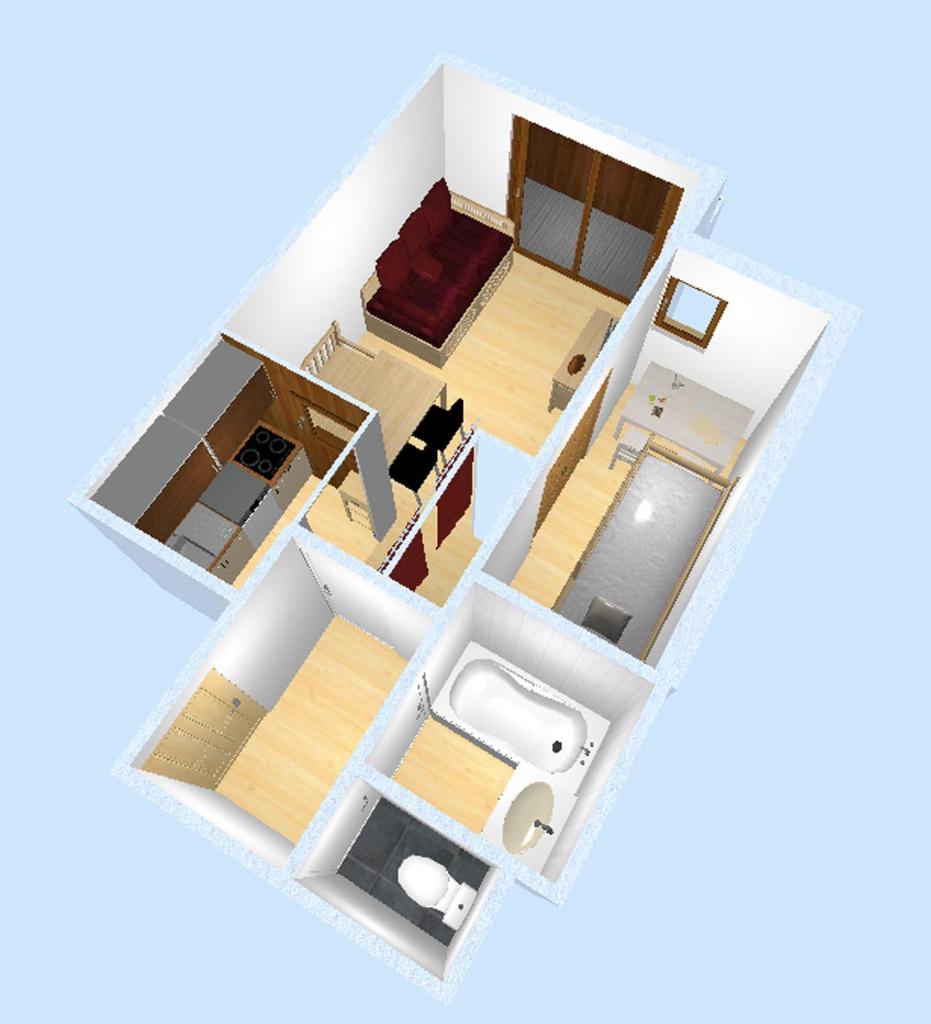 d'un plan d'étage d'une maison dans l'établissement Le Rond Point des Pistes, à Tignes 19 autres photos