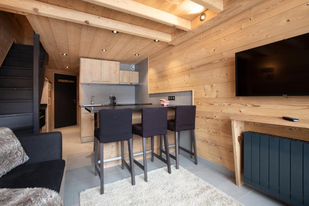 Photo de la galerie de l'établissement Val Thorens-Cosy Duplex avec vue Silveralp, à Val Thorens