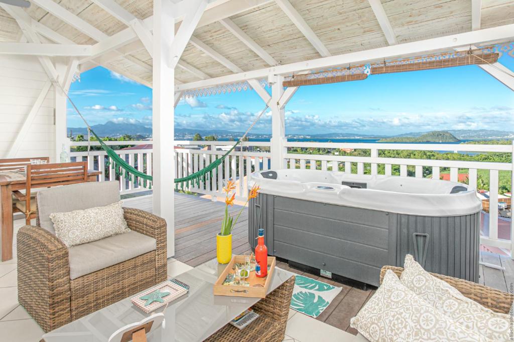 Bungalow Vanille Pacane - Vue Mer avec Spa Privé 2