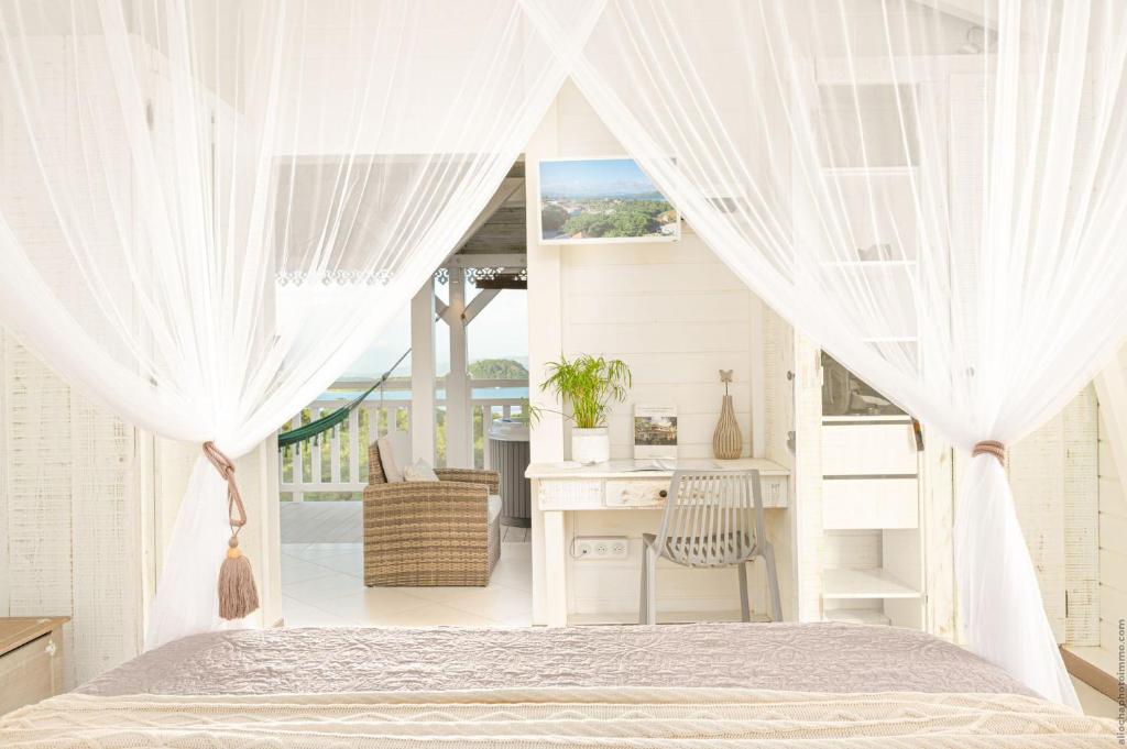 Bungalow Vanille Pacane - Vue Mer avec Spa Privé 4
