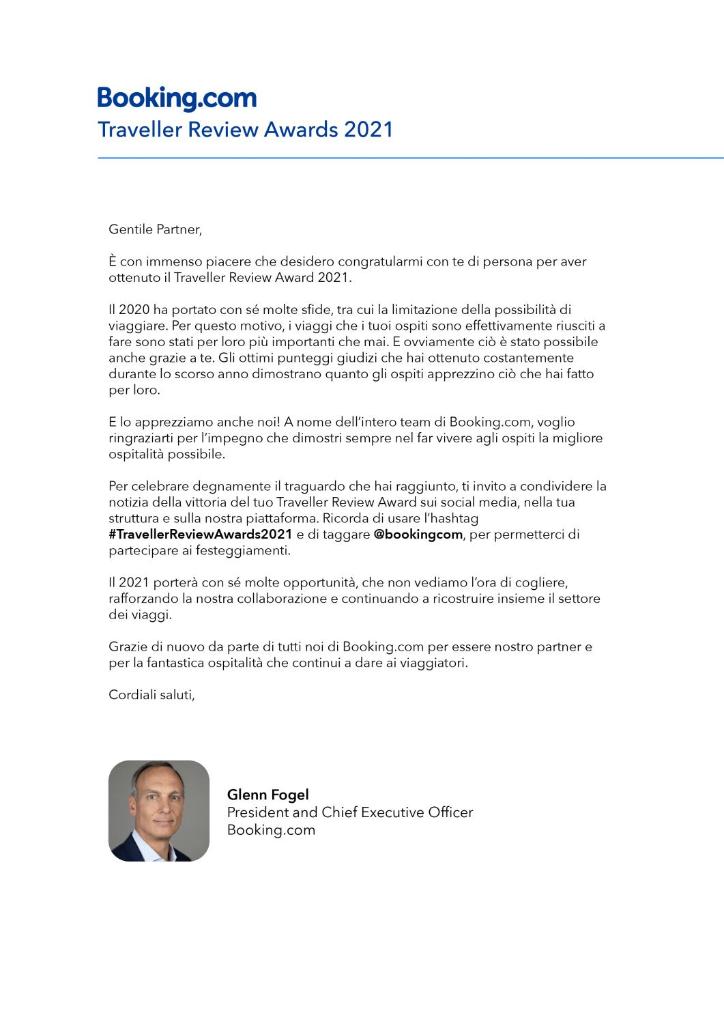 Capture d'écran d'une page de reprise sur un site web dans l'établissement villa Ada Belriguardo, à Sarteano